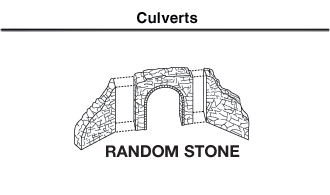 HO CULVERT RANDOM STONE 2EA