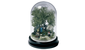 3"MINI-SCENE DISPLAY DOME/BASE