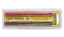 FOAM PENCILS (2 RED/2 BLACK)