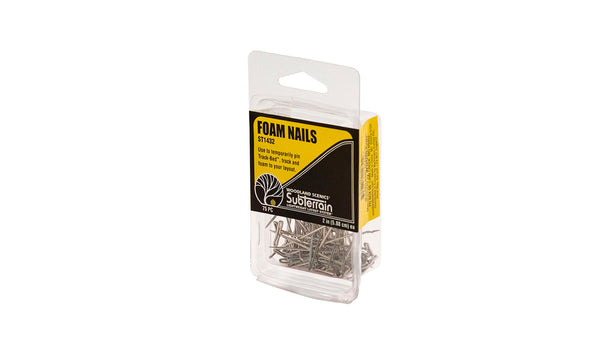 FOAM NAILS 75/PKG 2" EA