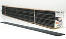HO TRACKBED STRIPS STD 12/PKG