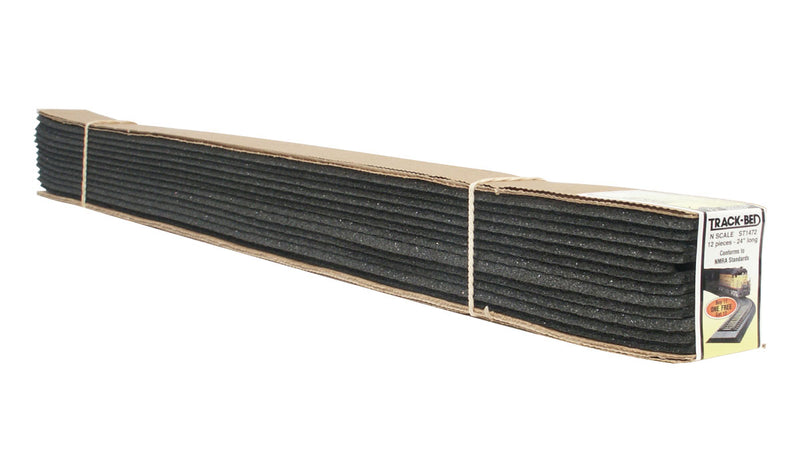 N TRACKBED STRIPS STD 12/PKG