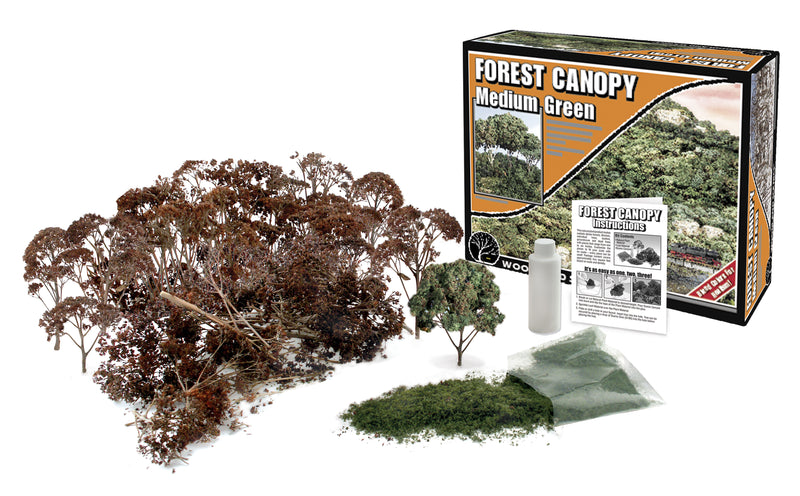MEDIUM GREEN FOREST CANOPY