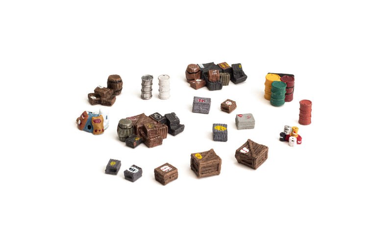 HO ASSORTED CRATES