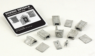 3 OUTHOUSES & MAN SC DETAILS