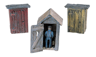 3 OUTHOUSES & MAN SC DETAILS