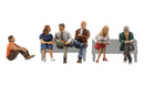 O PEOPLE SITTING