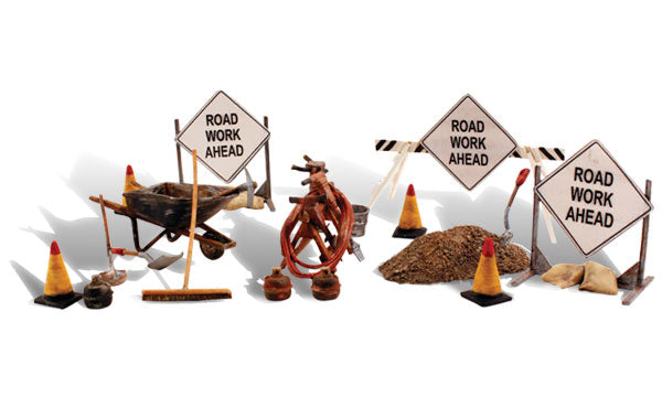 O SCALE ROAD CREW DETAILS