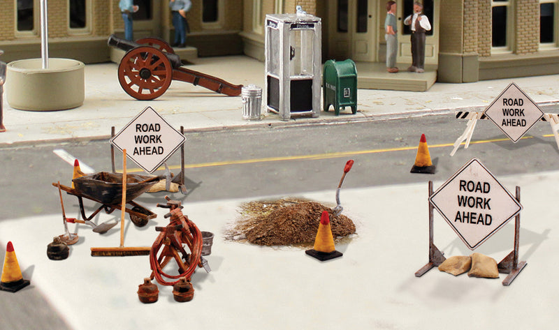O SCALE ROAD CREW DETAILS
