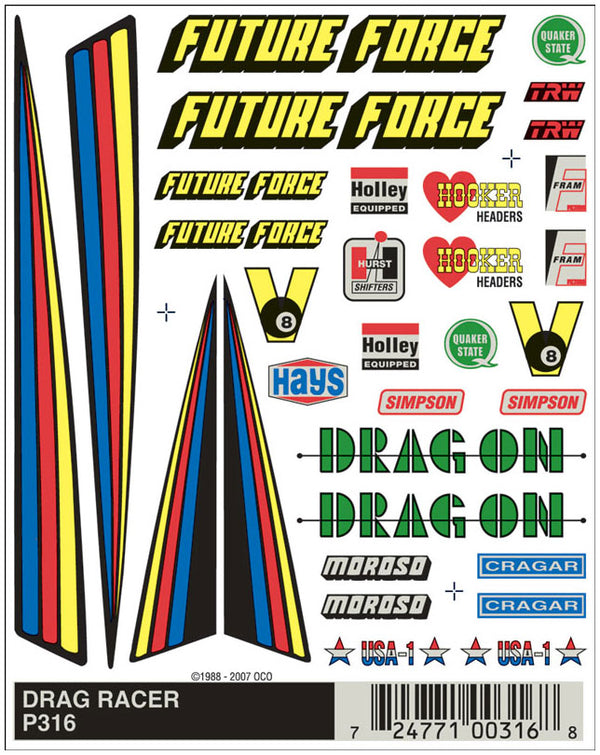 DRAG RACER DRY TRANSFER