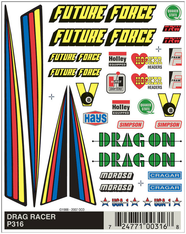 DRAG RACER DRY TRANSFER