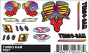 TURBO RAM STICK-ON DECALS