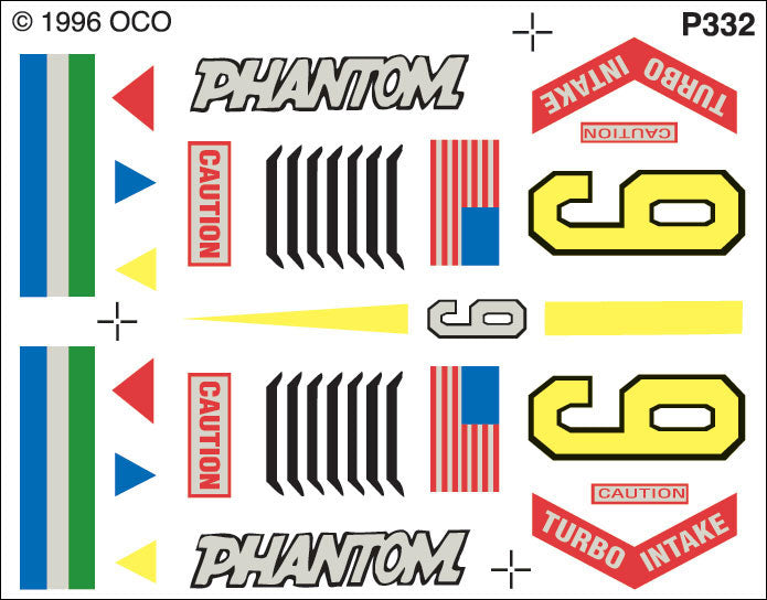 PHANTOM CUSTOM PARTS W/DECAL