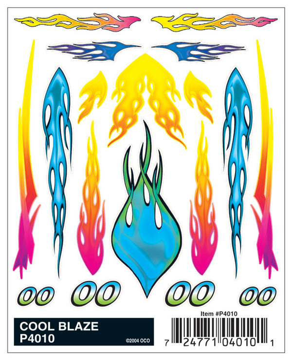 COOL BLAZE DRY TRANSFER