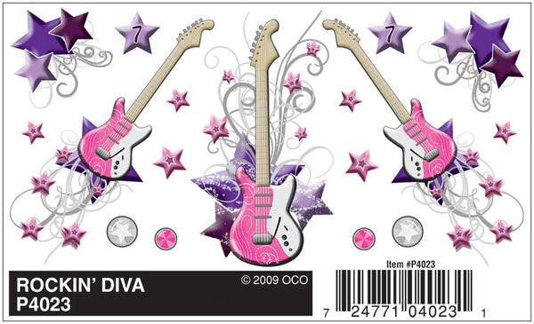 ROCKIN' DIVA DRY TRANSFER