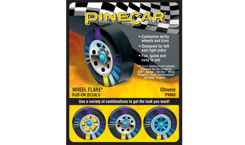 CHROME WHEEL FLARE