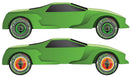 GREEN SNAKE WHEEL FLARE