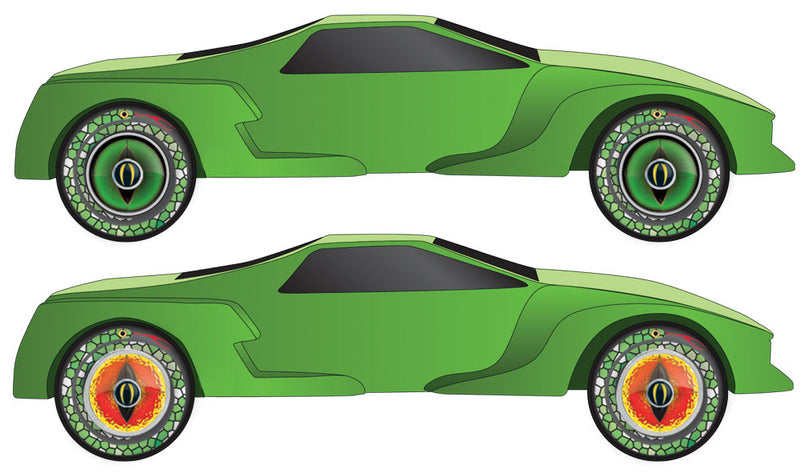 GREEN SNAKE WHEEL FLARE