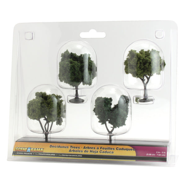 DECIDUOUS TREES 4/PK 2"-3"