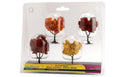 AUTUMN TREES 4/PK 2"-3"
