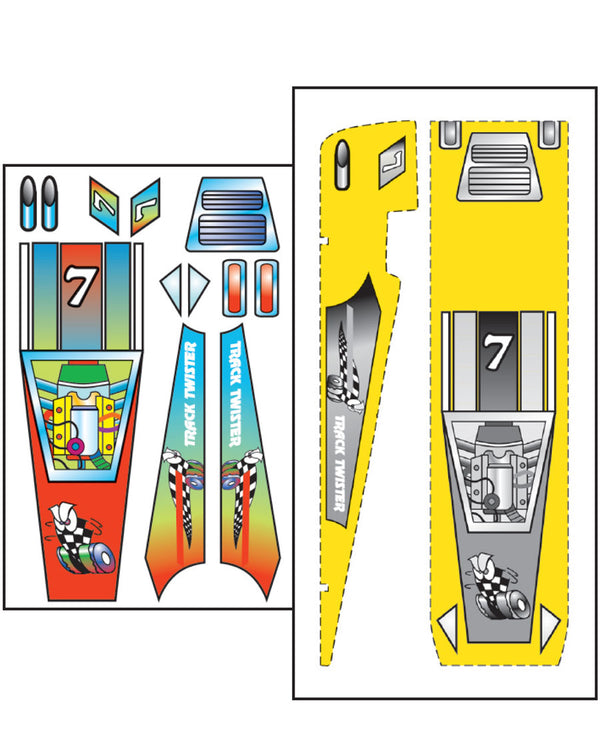 TRACK TWISTER TEMPLATE W/DECLS