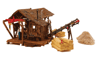 HO BUZZ'S SAWMILL (LIT)