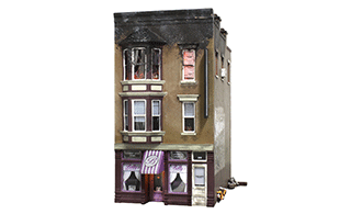 HO BETTY'S BURNING BUILDING (LIT)