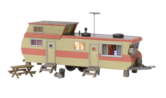HO DOUBLE DECKER TRAILER (LIT)