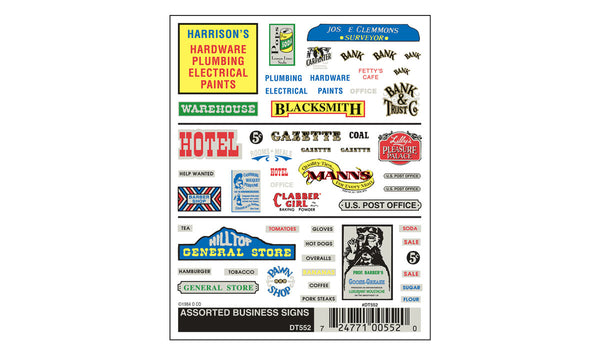 ASSORTED BUSINESS SIGNS