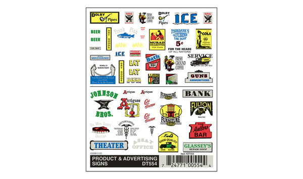 PRODUCT & ADVERTISING SIGNS