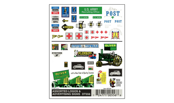 ASST LOGOS & ADVERTISING SIGNS
