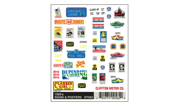 1950'S SIGNS & POSTERS
