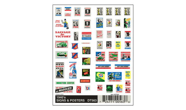 1940'S SIGNS & POSTERS
