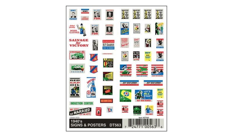 1940'S SIGNS & POSTERS