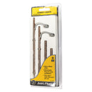 O WOODEN POLE STREET LIGHTS