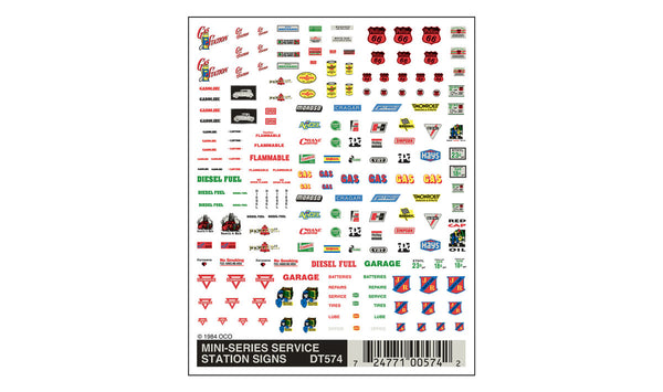 SERVICE STATION SIGNS