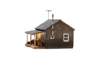 O RUSTIC CABIN (LIT)