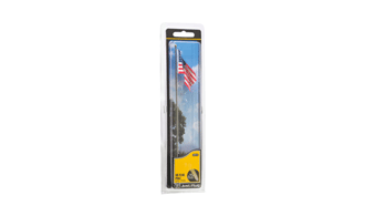 LARGE US FLAG - POLE