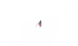 SMALL US FLAG - WALL MOUNT