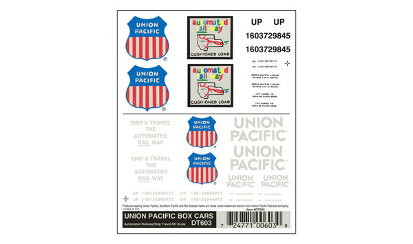UNION PACIFIC BOX CARS