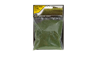 STATIC GRASS DARK GREEN 12MM