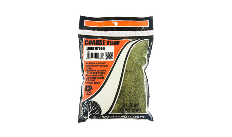 LIGHT GREEN COARSE TURF (BAG)