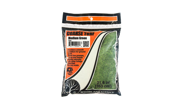 MEDIUM GREEN COARSE TURF (BAG)