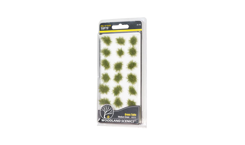 MEDIUM GREEN GRASS TUFTS