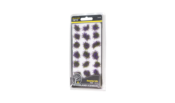 VIOLET FLOWERING TUFTS