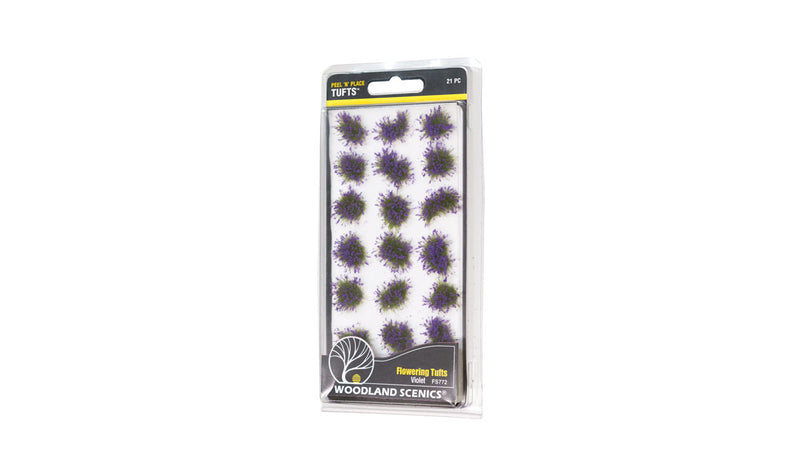 VIOLET FLOWERING TUFTS