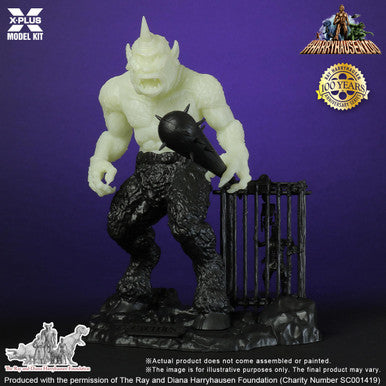 1/35 X-Plus Cyclops 7th Voyage of Sinbad GLOW Plastic Model