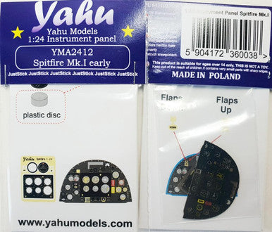 1/24 Yahu Models Spitfire I - Instrument Panel