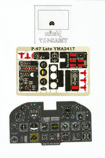 1/24 Yahu Models P-47 Late - Instrument Panel