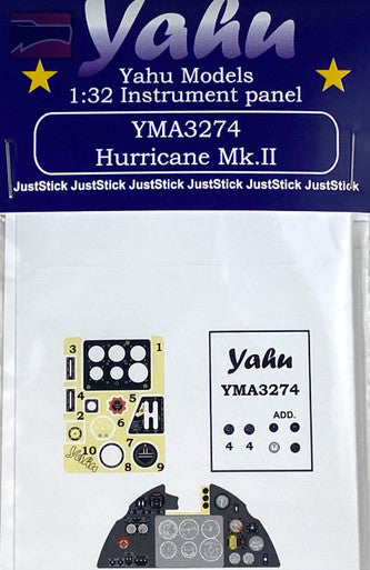 1/32 Yahu Models Hurricane II - Instrument Panel